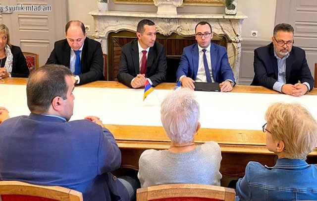 Syunik governor in France’s Vienne, sister city of Armenia’s Goris, discusses implemented projects, future cooperation