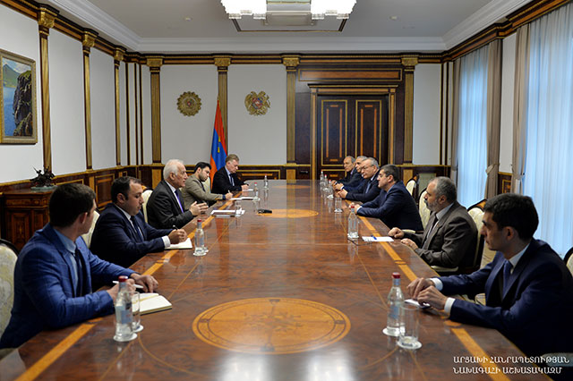 ‘They should not contradict the interests of an integral part of the Armenian people, the Artsakh Armenians’: President Harutyunyan