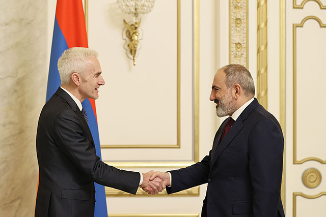 Pashinyan receives Interpol Secretary General Jürgen Stock