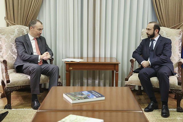 Ararat Mirzoyan and Toivo Klaar emphasized the importance of the deployment of the EU civilian mission and touched upon its activities