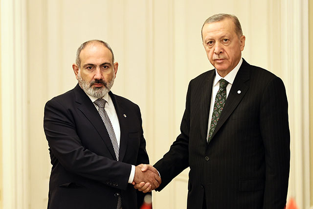 Nikol Pashinyan and Recep Tayyip Erdogan discussed the process of normalization of Armenia-Turkey relations and possible further steps in that direction