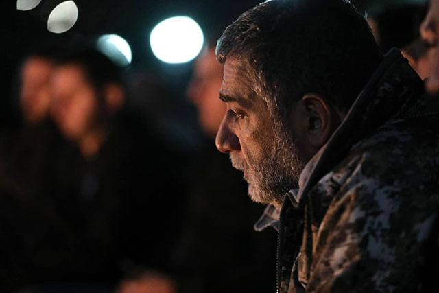 “Stop it. We wouldn’t be here if it weren’t for the Russian peacekeeper.” Ruben Vardanyan