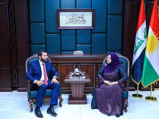 Rustam Bakoyan Meets with Speaker of Iraqi Kurdistan Parliament