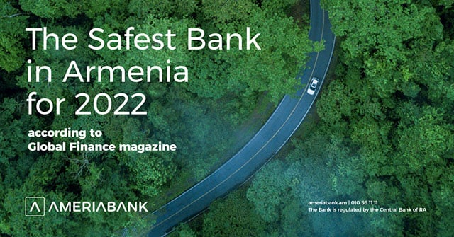 Global Finance Names Ameriabank the Safest Bank in Armenia