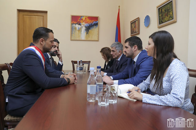 France Has a Cornerstone Role for Armenia: Arman Yeghoyan Meets with French Deputy Sébastien Delogu