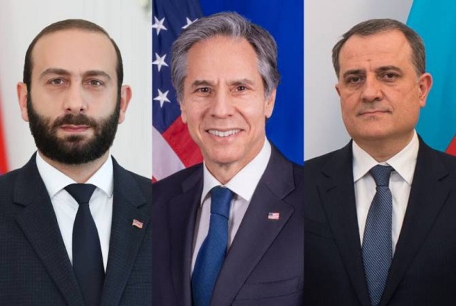 A trilateral meeting between Ararat Mirzoyan, Antony Blinken and Jeyhun Bayramov will take place in Washington
