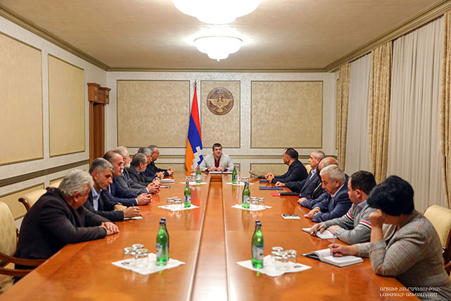 Arayik Harutyunyan convened an enlarged working consultation
