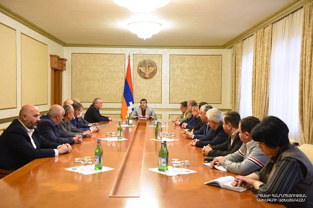 President of the Artsakh Republic Arayik Harutyunyan convened an enlarged working consultation