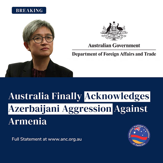 Australia Acknowledges Azerbaijani Aggression