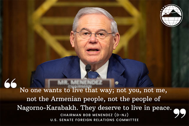 “Dictators with imperial aspirations have victimized those living in the South Caucasus”-Bob Menendez