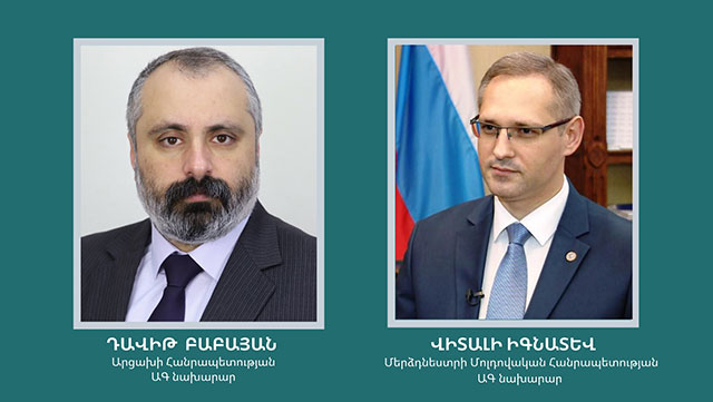 David Babayan Had an Online Conversation with Foreign Minister of the Pridnestrovian Moldavian Republic Vitaly Ignatev