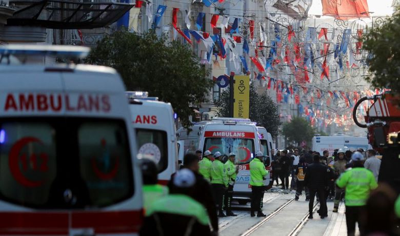 Erdogan says at least six killed and 53 others have been injured in a “heinous attack”