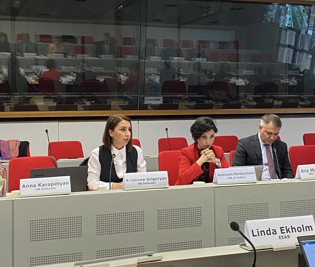 The Human Rights Defender, Ms. Kristinne Grigoryan took part in the 12th session of the RA-EU Human Rights Dialogue