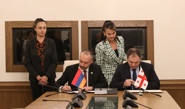 Memorandum of Cooperation between the Committees on Foreign Relations of Parliaments of Armenia and Georgia is Signed