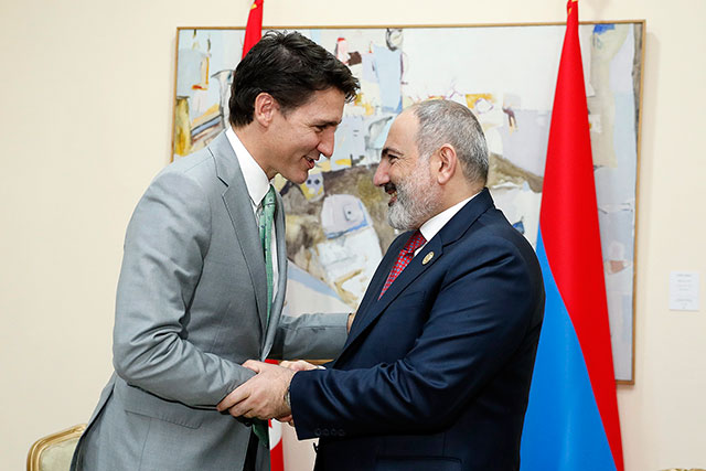 Pashinyan and Trudeau highlighted the Canadian government’s decision to open an embassy of Canada in Armenia
