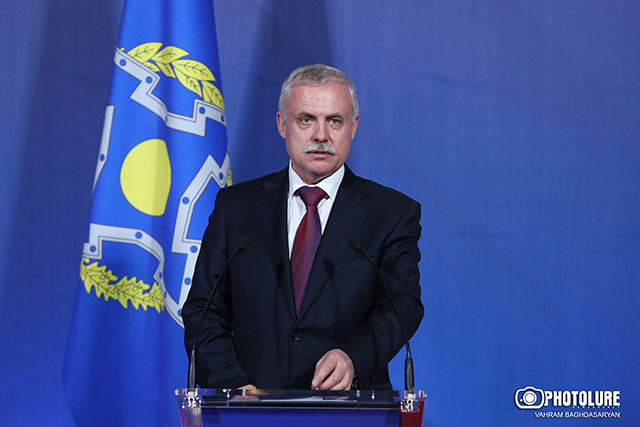 Stanislav Zas: CSTO offered support actions to Armenia, including deployment of mission to border with Azerbaijan