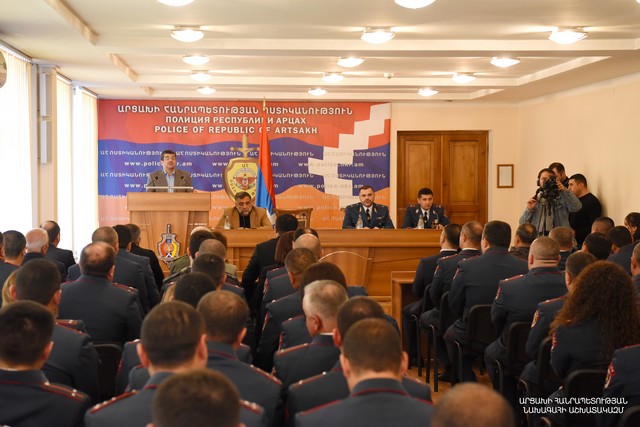 President Harutyunyan partook in the meeting on the occasion of the Professional Day of the Police Officer