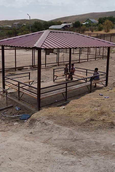 A new playground being built in Askeran