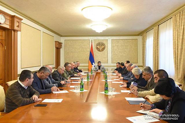 A meeting of the Security Council of the Artsakh Republic was held