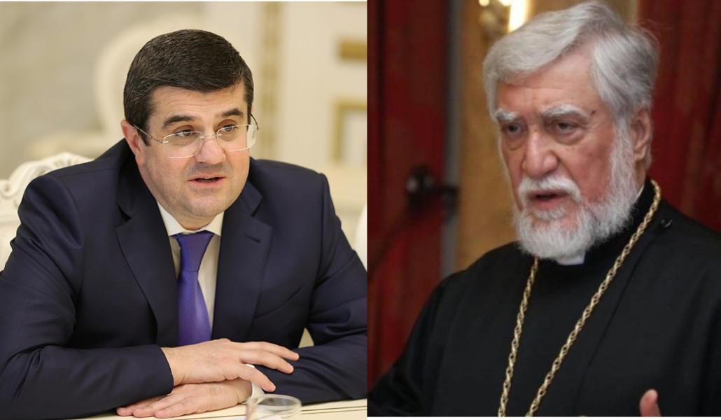 President of the Artsakh Republic had a telephone conversation with Catholicos of the Great House of Cilicia His Holiness Aram I