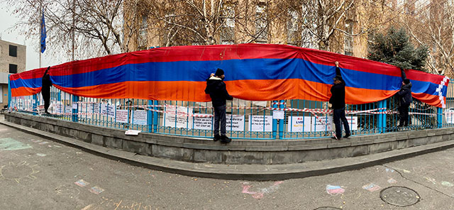One day the Artsakh flag will be on the UN headquarter as full member of the UN-Artak Beglaryan
