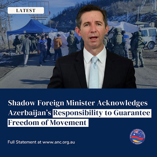 Shadow Foreign Minister Birmingham Highlights Azerbaijan Responsibility to Guarantee Freedom of Movement as Berdzor Blockade Continues