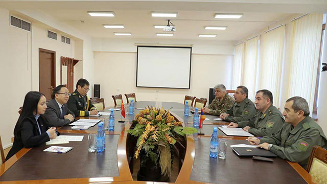 The Head of General Staff of the Armed Forces, First Deputy of the Minister of Defence of Armenia received the Ambassador Extraordinary and Plenipotentiary of the People’s Republic of China