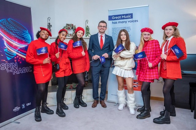 Ambassador John Gallagher hosts UK participant in Junior Eurovision Song Contest in Armenia