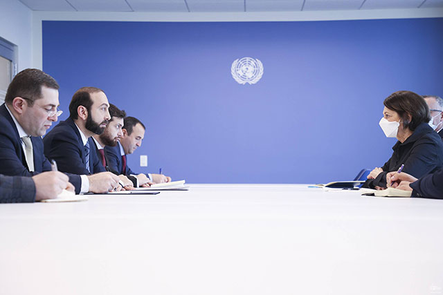 Mirzoyan presented the recent developments on the normalization process of Armenia-Azerbaijan relations and the settlement of Nagorno-Karabakh conflict
