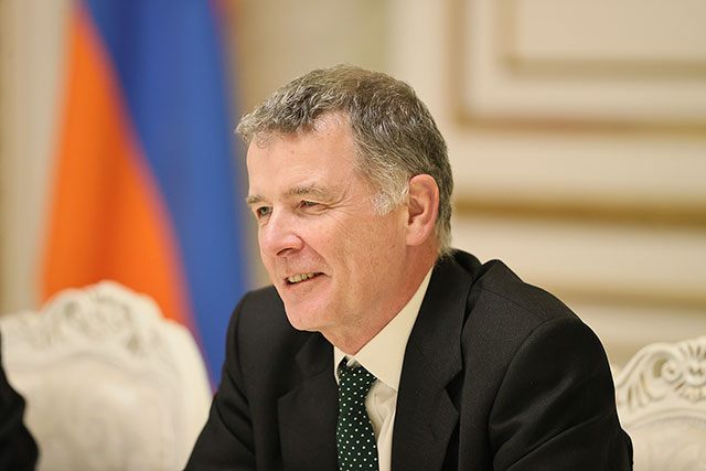 Richard Moore, the Chief of the Secret Intelligence Service of Great Britain visits Yerevan