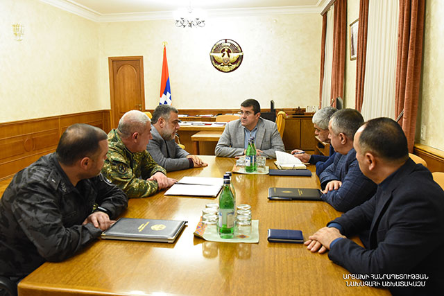 President Harutyunyan held a working consultation with the participation of the heads of law enforcement agencies