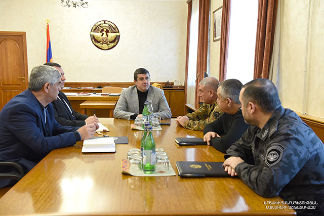 Arayik Harutyunyan convened a consultation with the participation of the heads of the law enforcement agencies