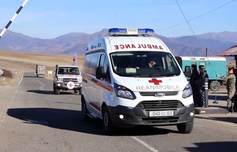 With mediation of ICRC, 2 patients from Artsakh transferred to Armenian hospitals