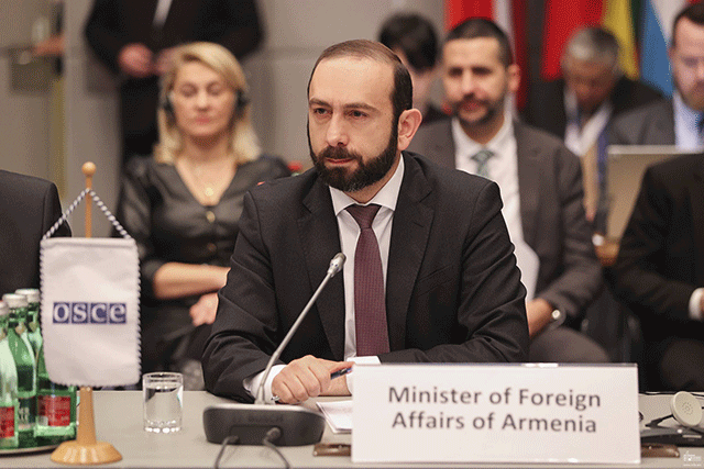 We rule out any exterritorial corridor on the territory of the Republic of Armenia and will not provide any corridor to anyone-Ararat Mirzoyan