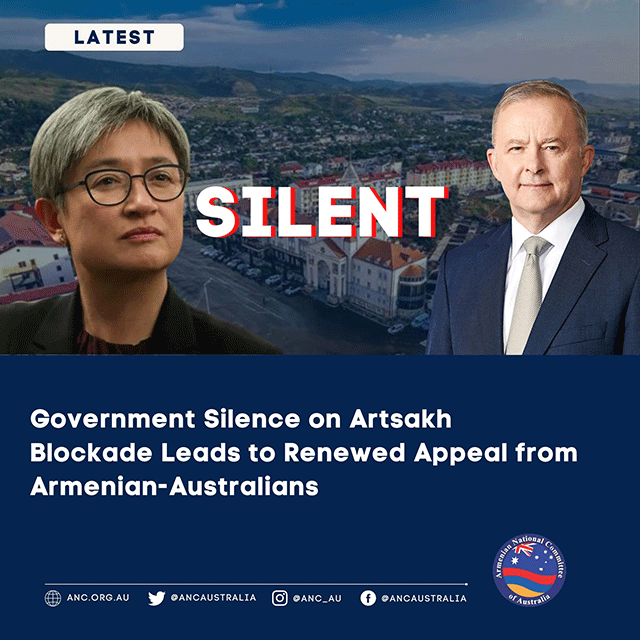 Government Silence on Artsakh Blockade Leads to Renewed Appeal from the Armenian-Australian Community