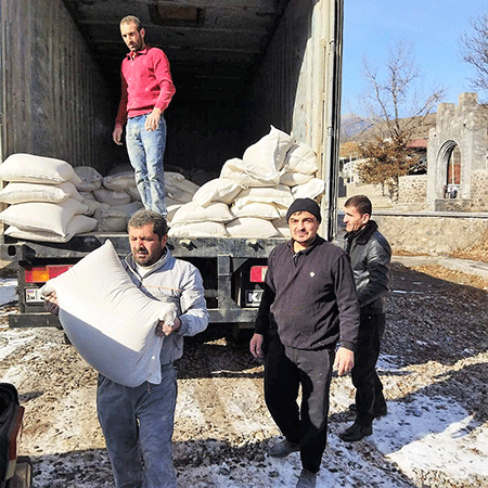 FAO continues to support households displaced from Nagorno-Karabakh conflict zone