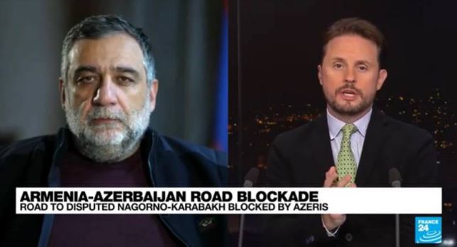 Recognition of Artsakh would be the best option, State Minister Ruben Vardanyan tells France 24 (Video)