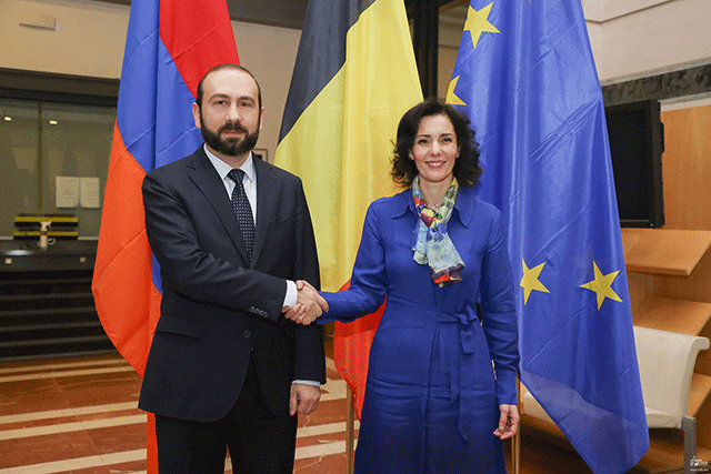 Ararat Mirzoyan and Hadja Lahbib highlighted the importance of the EU Council’s decision to deploy a civilian monitoring mission in Armenia