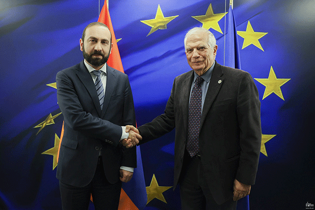 Ararat Mirzoyan and Joseph Borrell discussed the developments in the normalization process of Armenia-Azerbaijan relations