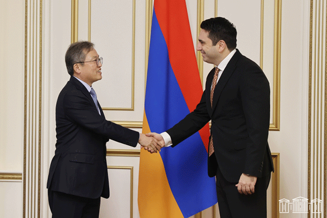 Alen Simonyan Receives Chair of Korea-Armenia Friendship Group: We Appreciate the Balanced Position of the Republic of Korea on NK Problem