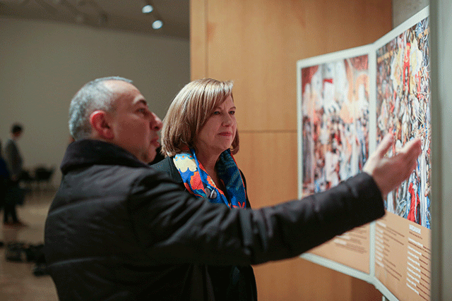 Ambassador Kvien visits Cafesjian Center for the Arts