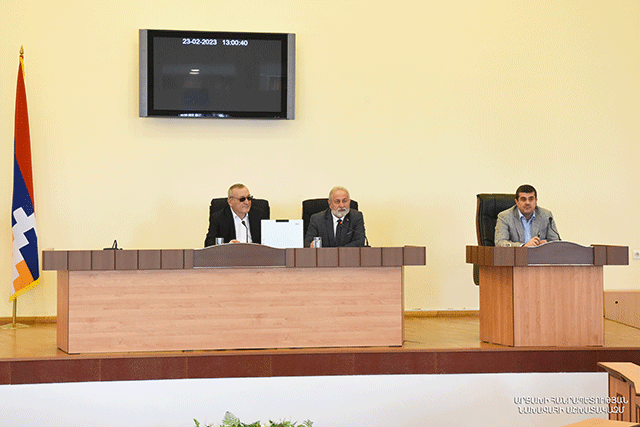 President Harutyunyan partook at a plenary session of the Artsakh Republic National Assembly