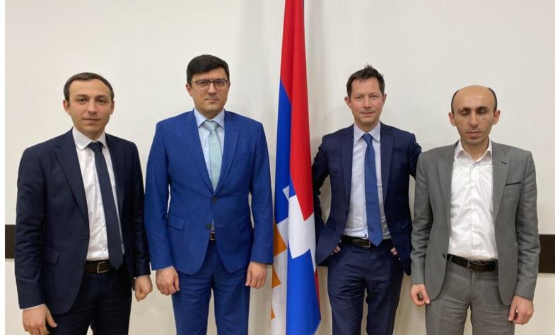 Artsakh officials discuss ongoing crisis with MEP François-Xavier Bellamy