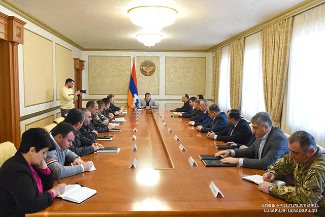 President Harutyunyan convened a working consultation with the leadership of the law enforcement agencies