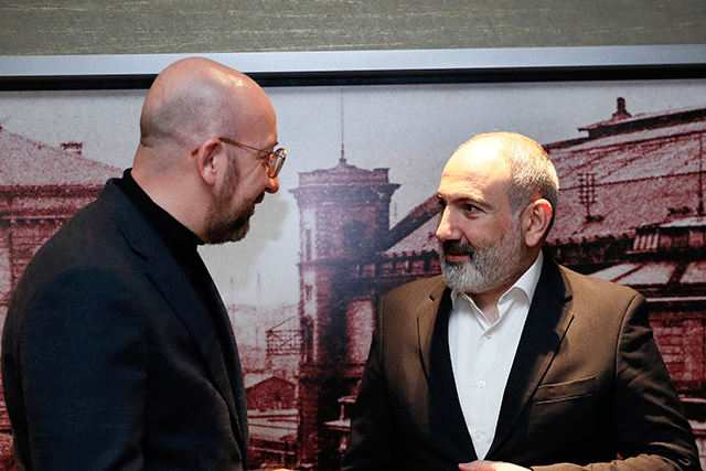 Nikol Pashinyan and Charles Michel discussed issues related to the ongoing crisis caused by Azerbaijan’s illegal blocking of the Lachin Corridor