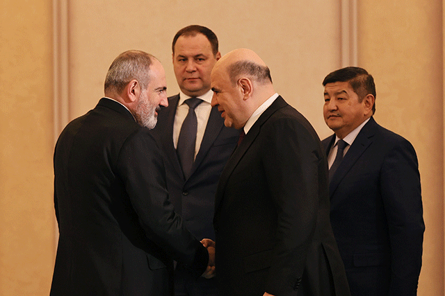 Nikol Pashinyan participates in the narrow-format session of the Eurasian Intergovernmental Council