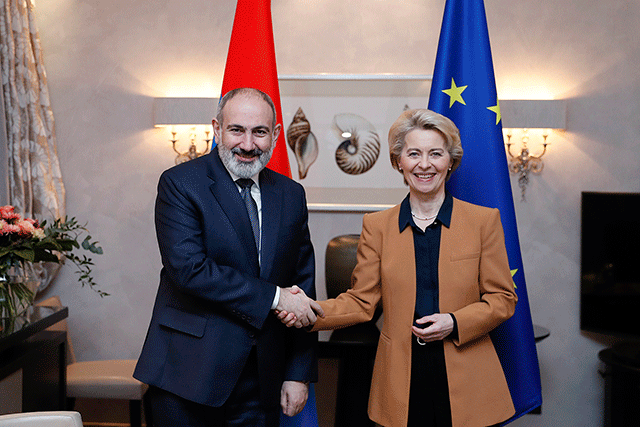 Ursula Von der Leyen highly appreciated the process of democratic reforms in Armenia