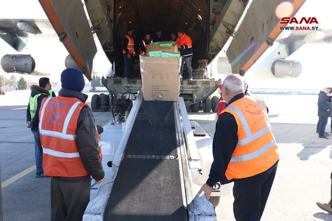Second Armenian plane carrying humanitarian aid to quake-hit Syria lands in Aleppo