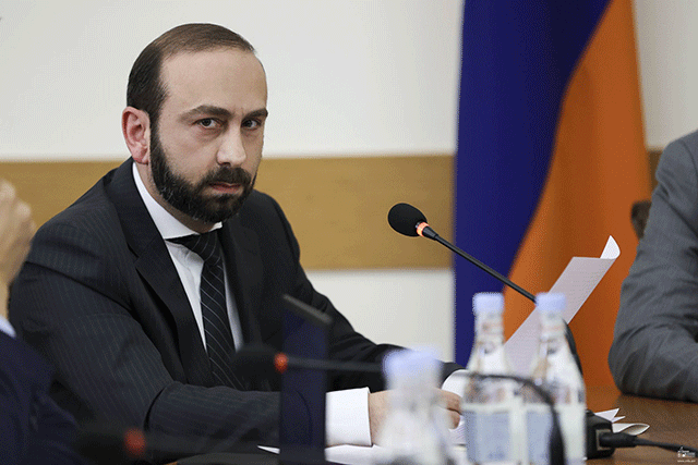 “You have noticed correctly that the President of Azerbaijan did not publicly say that he recognizes the territorial integrity of Armenia with an area of 29.8 thousand square kilometers”-Ararat Mirzoyan
