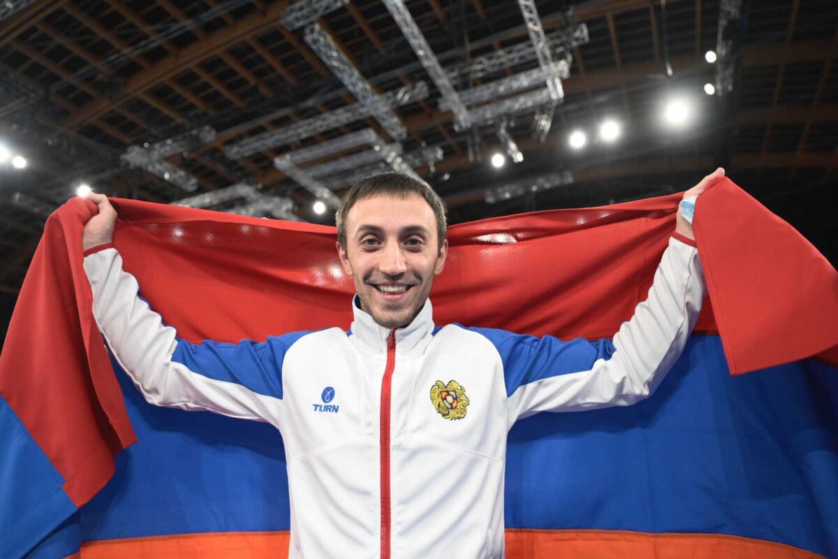 Armenia’s Artur Davtyan wins gold at Artistic Gymnastics World Cup